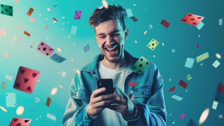 Pengguna melakukan taruhan olahraga sepak bola menggunakan mobile browser dengan mudah